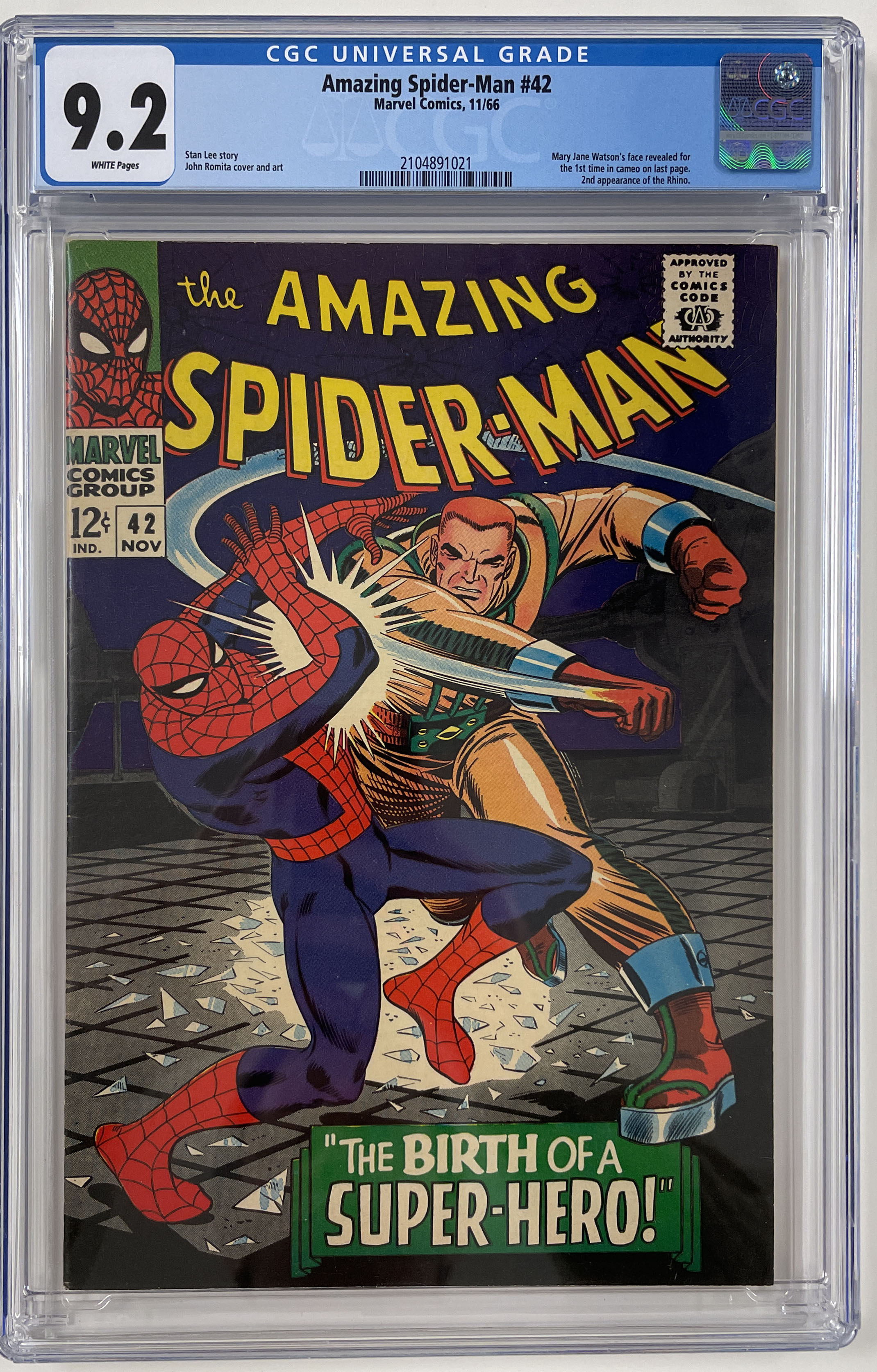 Amazing Spider-Man #42 CGC 9.2 Front Cover