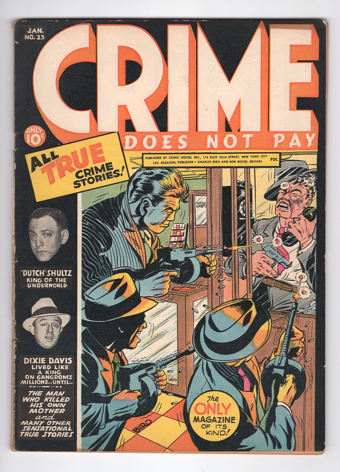 Crime Does Not Pay #25 F+ Front Cover