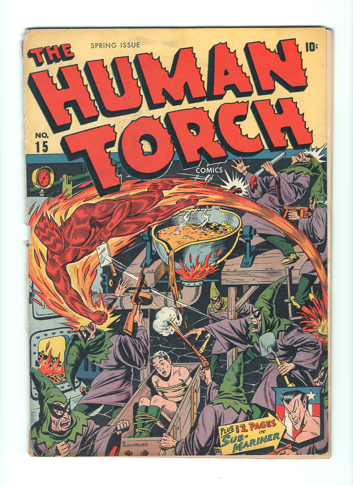 Human Torch (Golden Age) #15 VG+ Front Cover